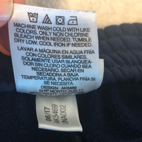 ADIDAS Kids Classic Side Stripes Athletic Sweatpants Size 10/12 Navy Blue - Picture 8 of 10